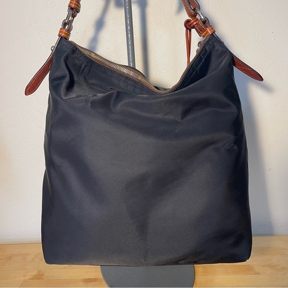 Dooney & Bourke Dillen Black Nylon Hobo - Picture 4 of 16